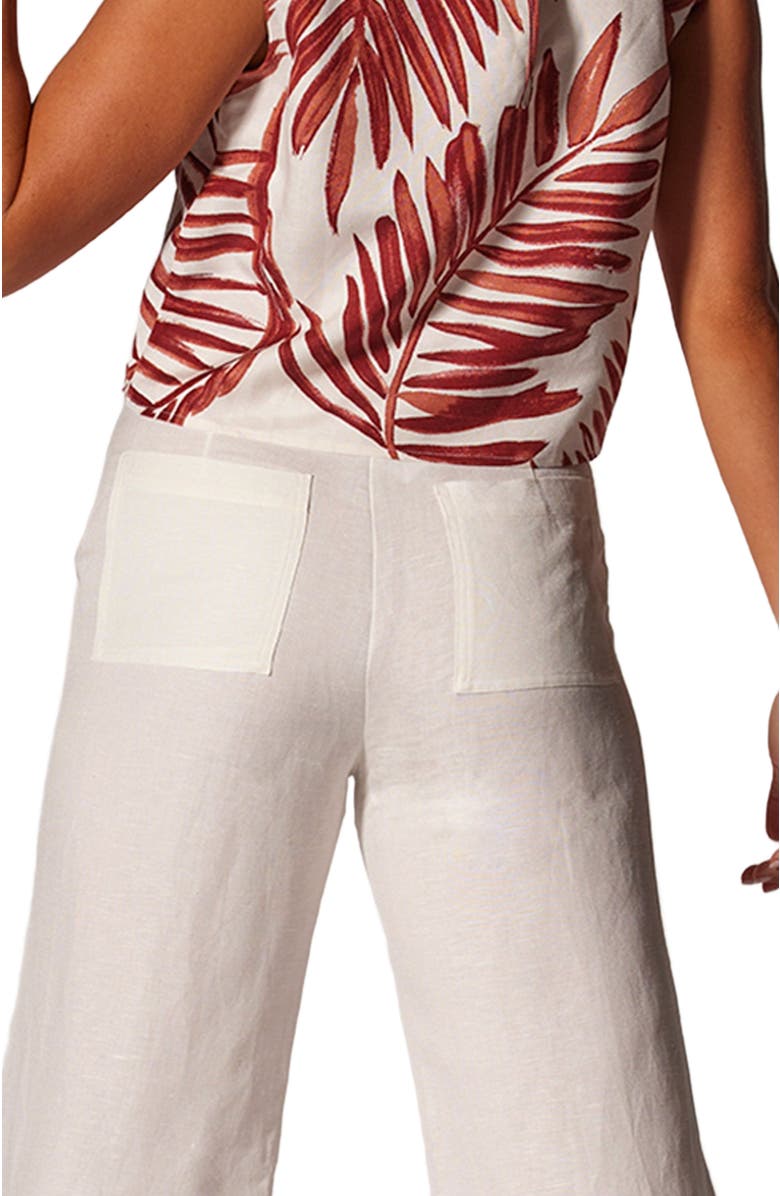 Tori Richard Sunshine Linen Persephone Pant, Alternate, color, 