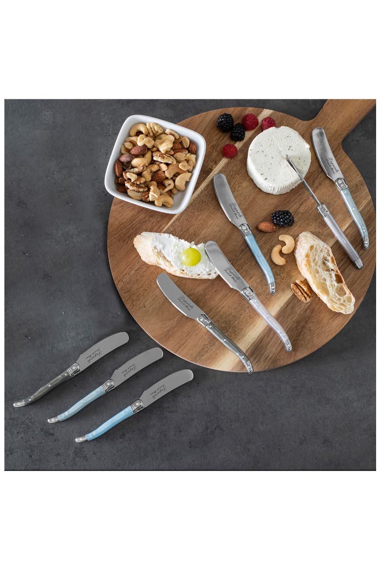 8-Piece Spreader Knife Set, Alternate, color, PEARLIZED MULTICOLOR
