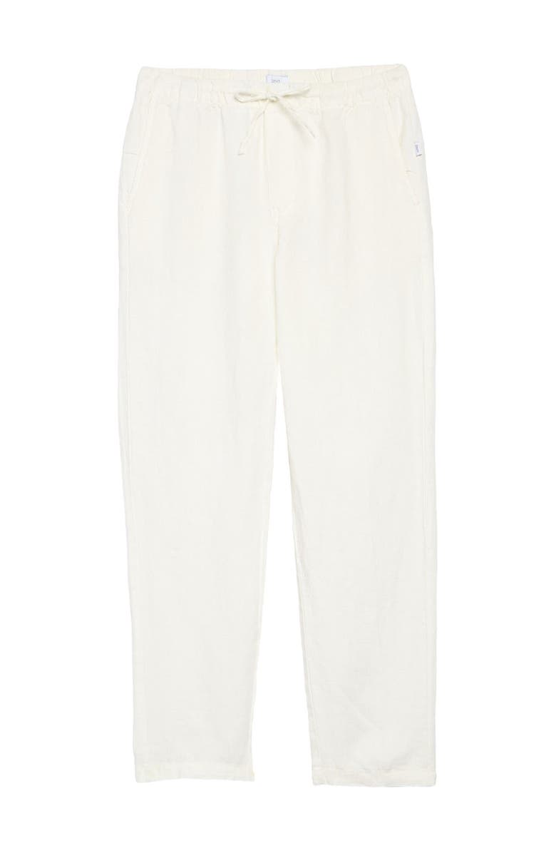 Onia Carter Drawstring Linen Pants, Main, color, 