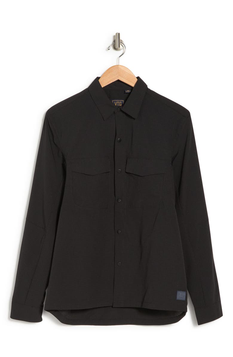 Vintage 1946 Metal Vent Shirt Jacket, Alternate, color, Black