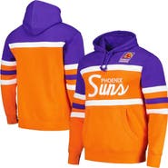 Mitchell & Ness Men's Mitchell & Ness Orange/Purple Phoenix Suns Head Coach Pullover Hoodie