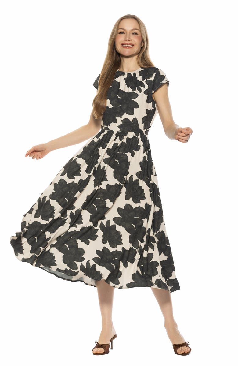 Alexia Admor Cassiane Fit & Flare Dress, Alternate, color,