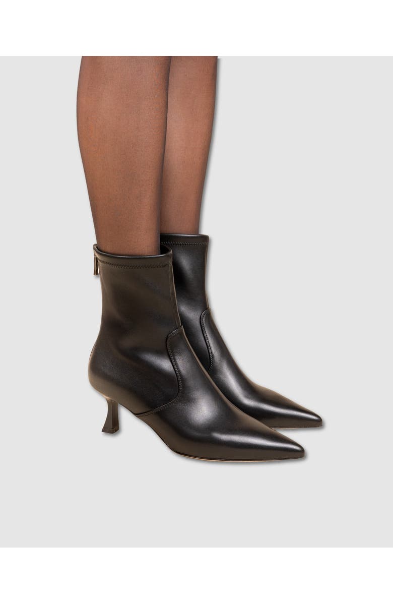 MI/MAI Louise Pointed Toe Low Heel Ankle Boot, Alternate, color, Black