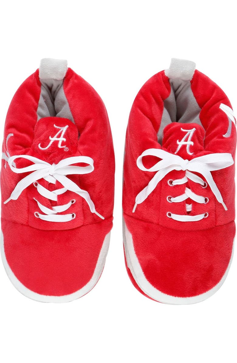 FOCO Men's FOCO Alabama Crimson Tide Plush Sneaker Slippers, Main, color,