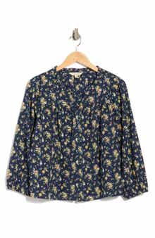 Cotton & Linen Notch Neck Top