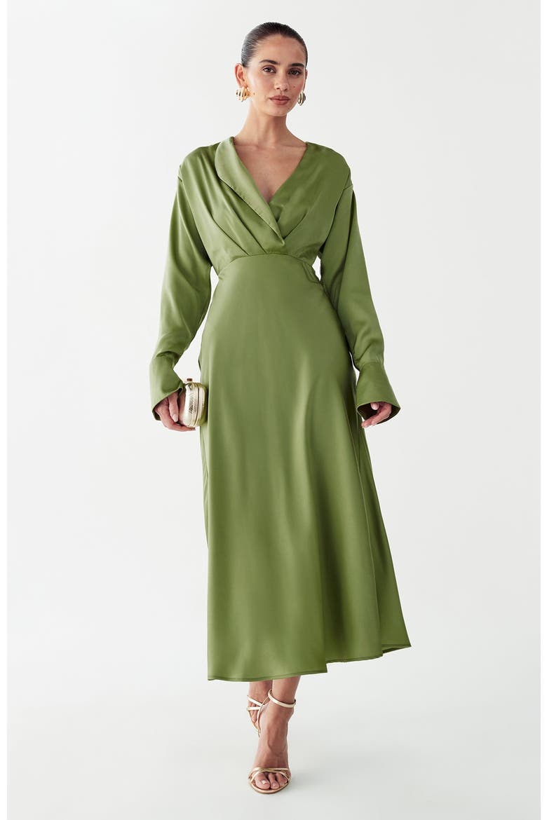 Glades Maxi Dress, Alternate, color, Sage Green