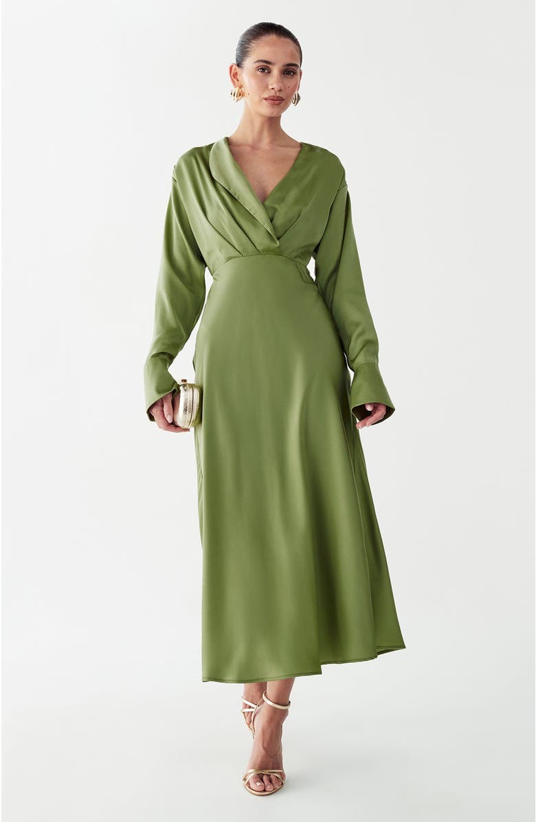 WILLA Glades Maxi Dress, Alternate, color, Sage Green