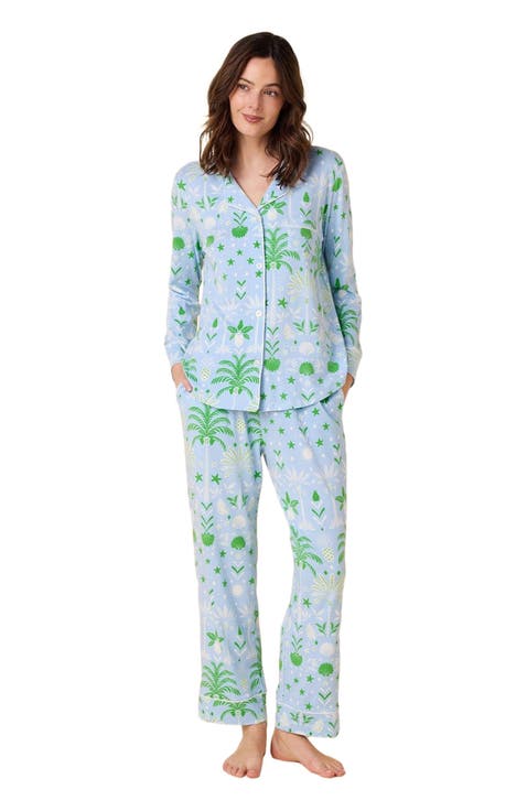 Pima Knit Pajama Set Conversational
