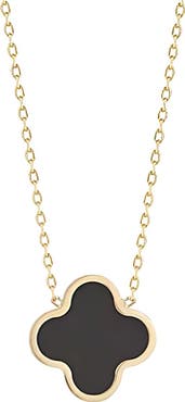 GABI RIELLE Clover Pendant Necklace