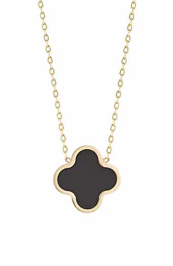 GABI RIELLE Clover Pendant Necklace