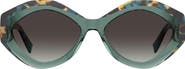 Missoni 56mm Oval Sunglasses
