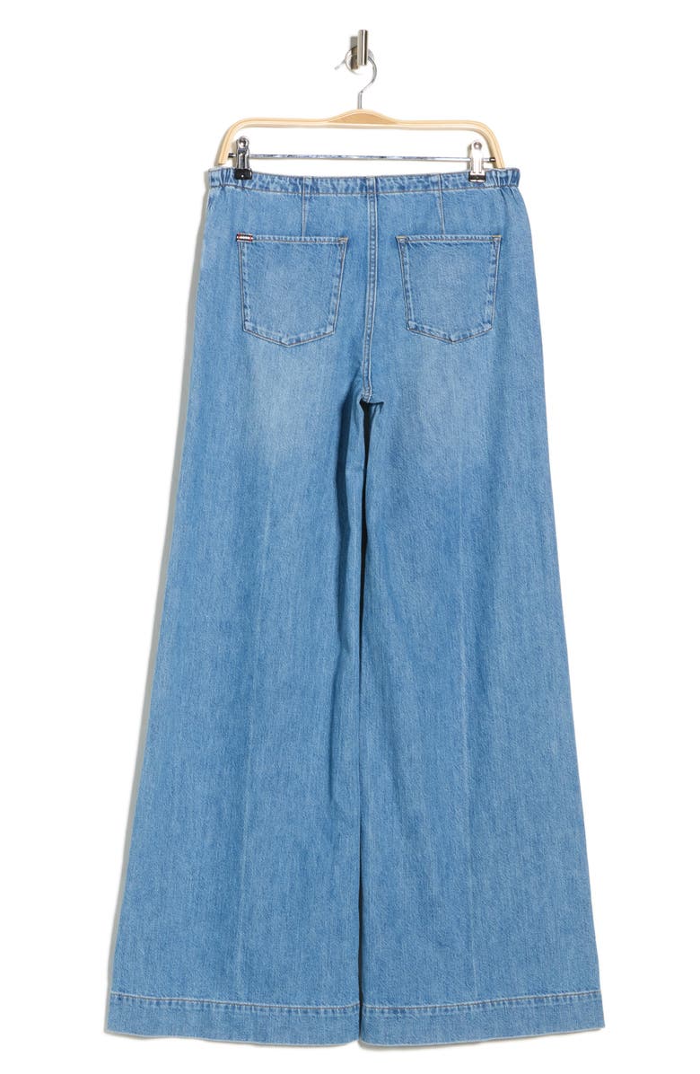 Alice + Olivia Slay Low Rise Wide Leg Jeans, Alternate, color, Celine Vintage