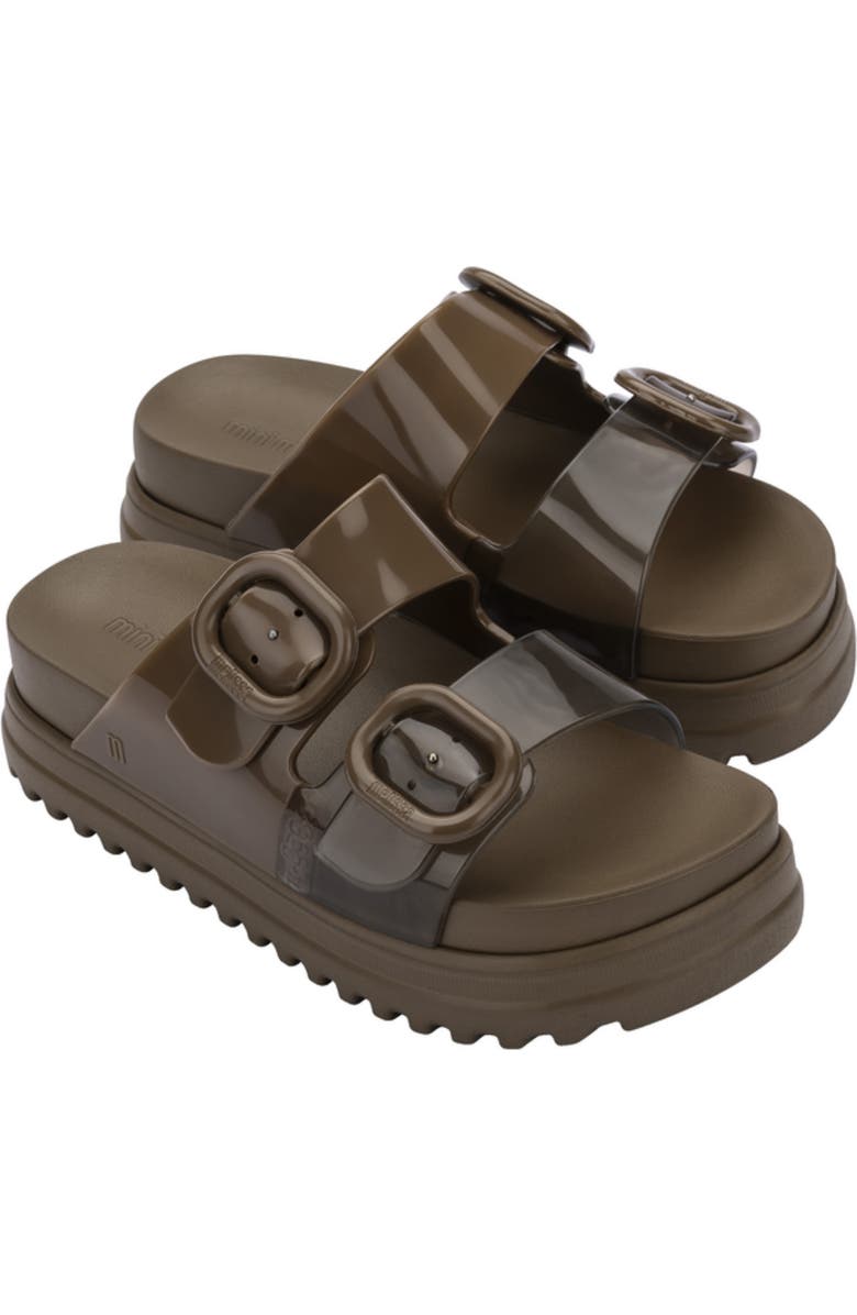 Mini Melissa Kids' Cozy Platform Slide Sandal, Main, color,