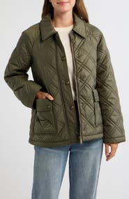 Sam Edelman Crest Quilted Snap Jacket