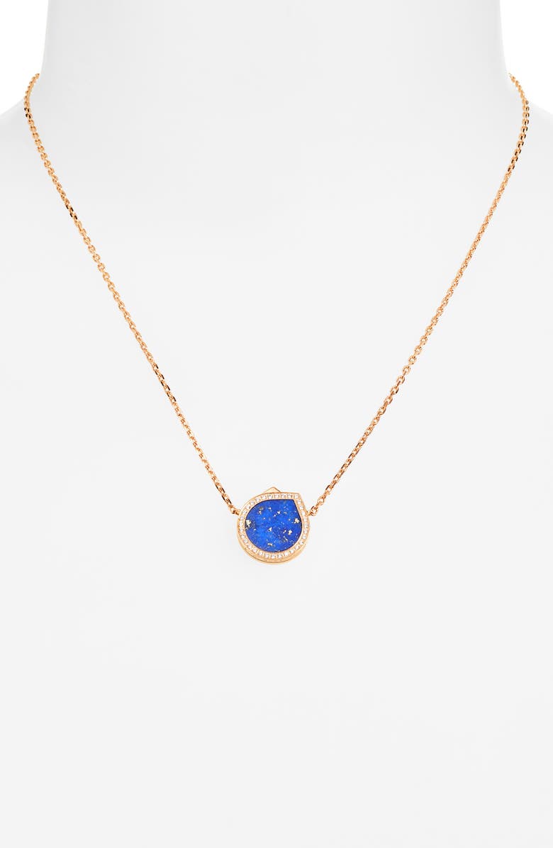 REPOSSI Antifer Lapis Lazuli & Diamond Pendant Necklace, Alternate, color, Lapis