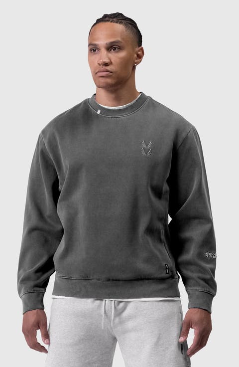 Tech Essential Distressed Crewneck