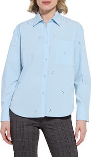 Lysse Skye Crystal Embellished Button-Up Shirt