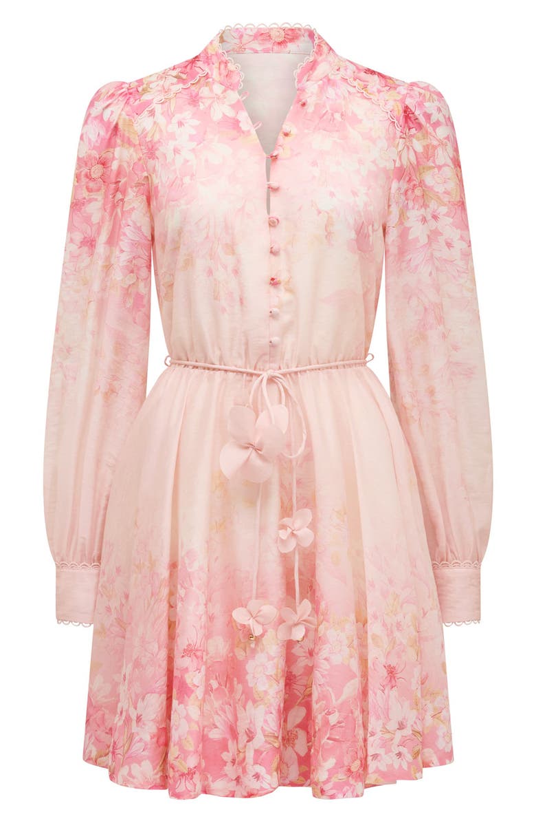 Ever New Shyla Floral Long Sleeve Dress, Alternate, color, 