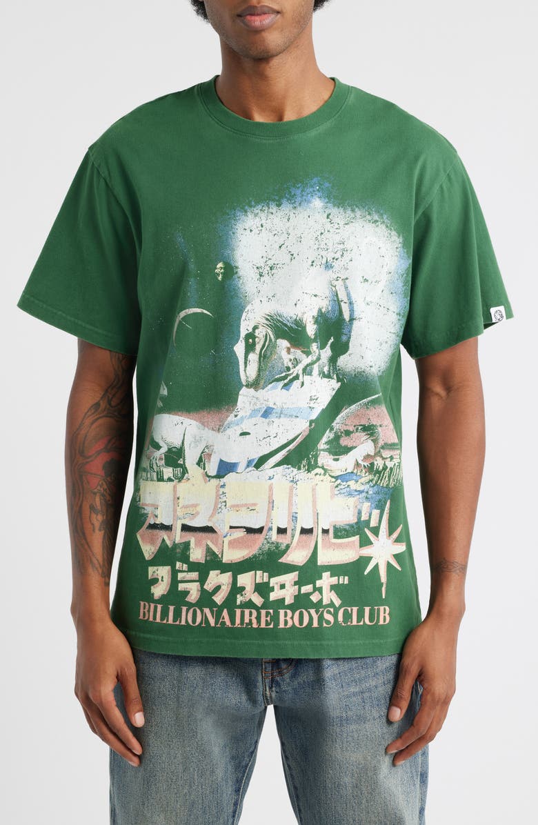 Billionaire Boys Club Lost Oversize Cotton Graphic T-Shirt, Main, color, Eden