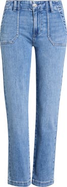 PAIGE Mayslie Ankle Straight Leg Jeans