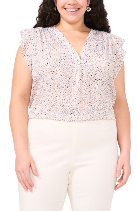 Firework Ruffled Cap Top Firework Ruffled Cap Top