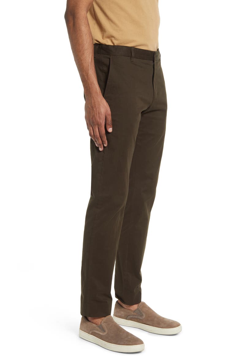 Griffith Lightweight Chinos, Alternate, color, TRAIL GREEN