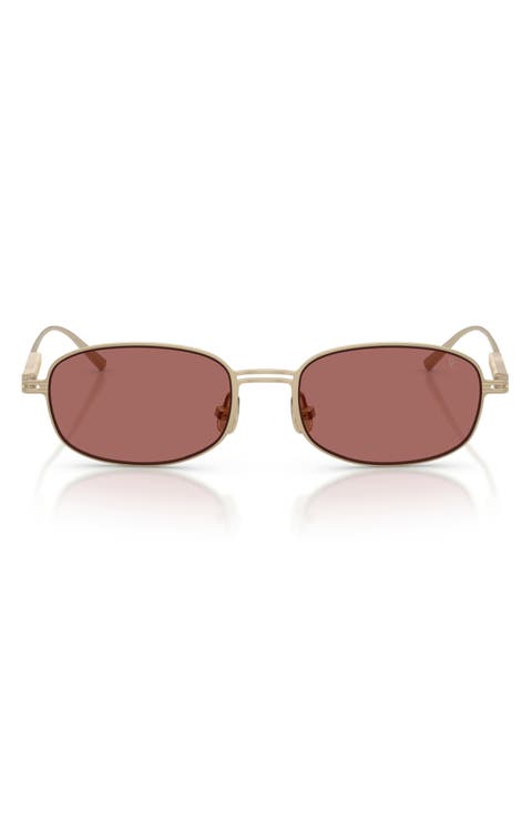 51mm Oval Sunglasses