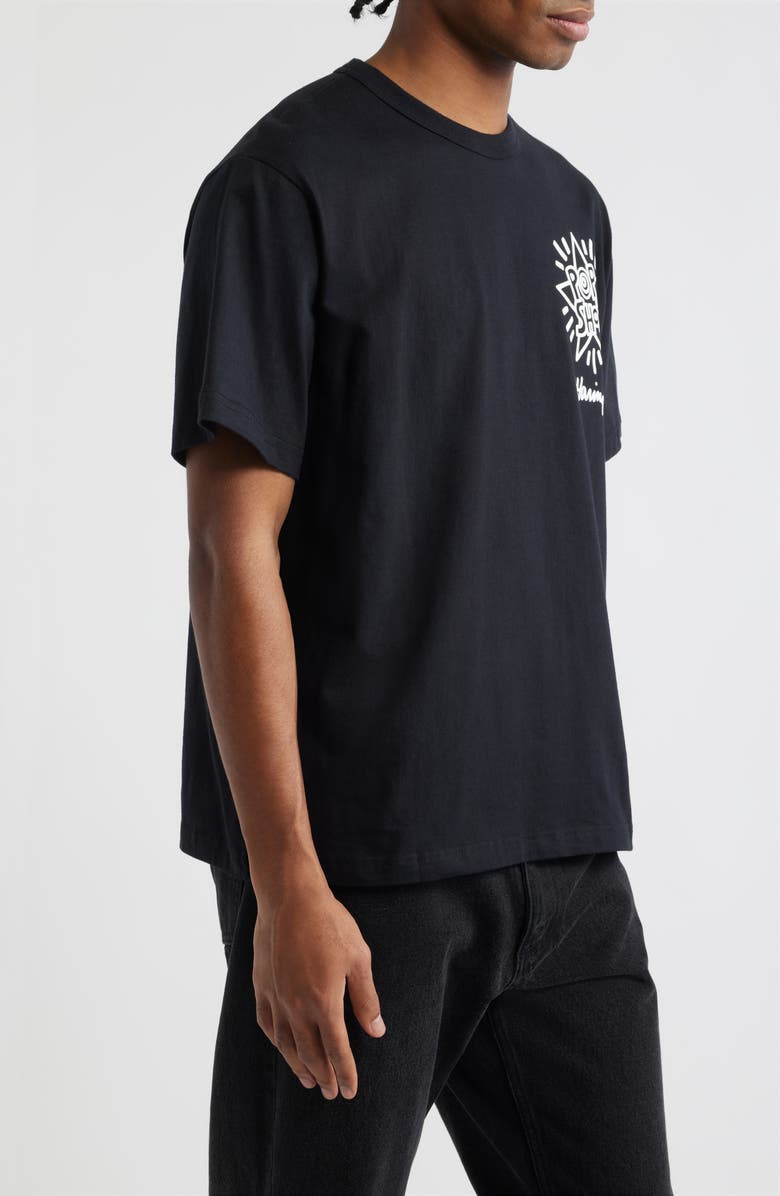 Alpha Industries x Keith Haring Pop Shop Graphic T-Shirt, Alternate, color, Black