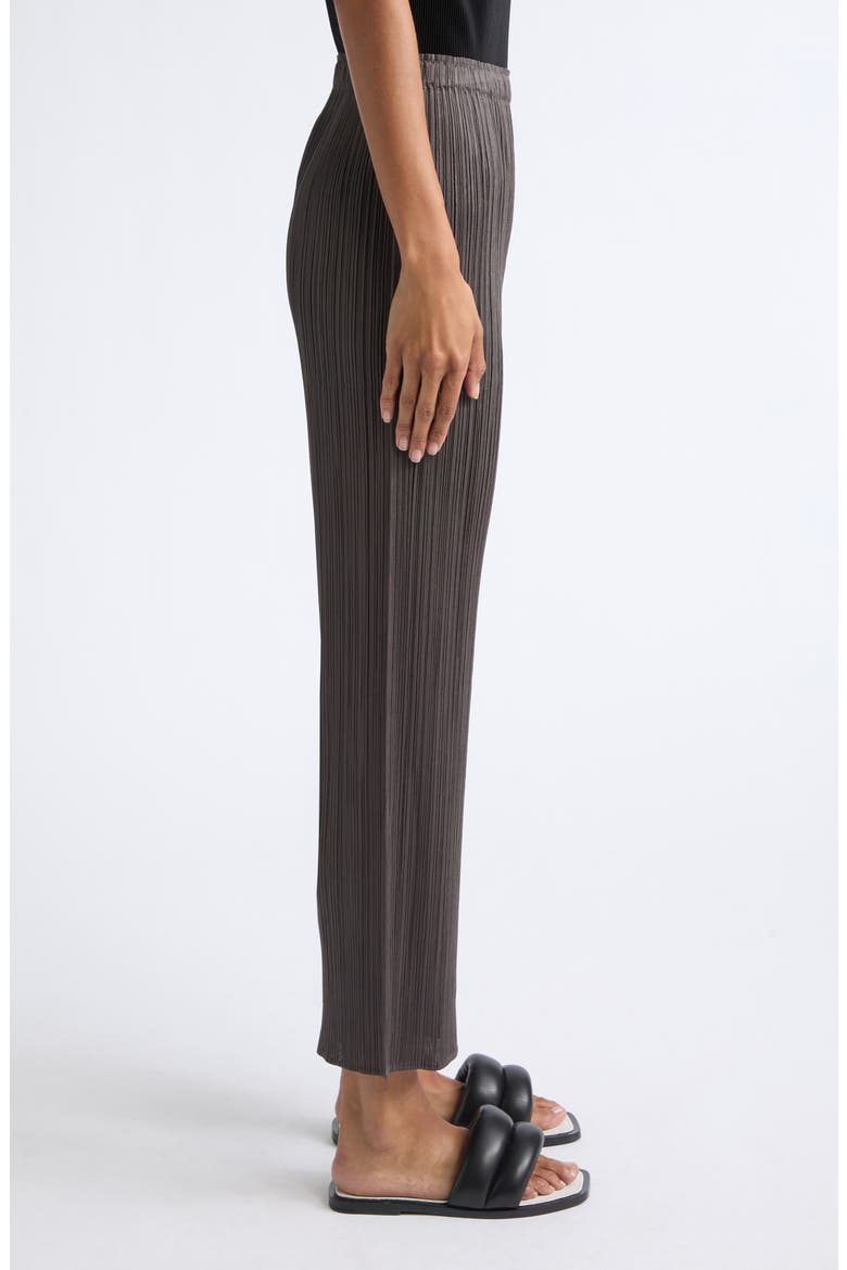 Monthly Colors June Pleated Pants, Alternate, color, CHARCOAL