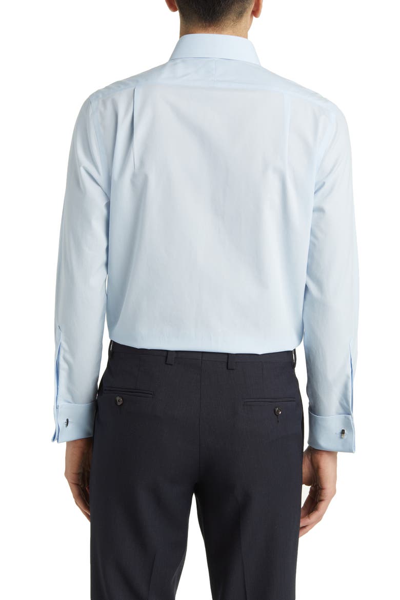 Non-Iron Poplin Shirt, Alternate, color, SKY BLUE