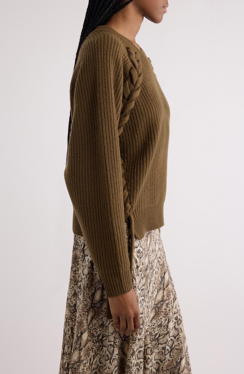 Isabel Marant Noelia Whipstitch Merino Wool Sweater, Alternate, color, 