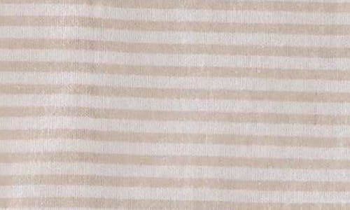 Laura Ashley Oxfordshire Stripe Cotton Flannel Sheet Set In Neutral