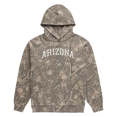 Men's Uscape Apparel  Camo Arizona Wildcats Back Bay Fleece Hoodie