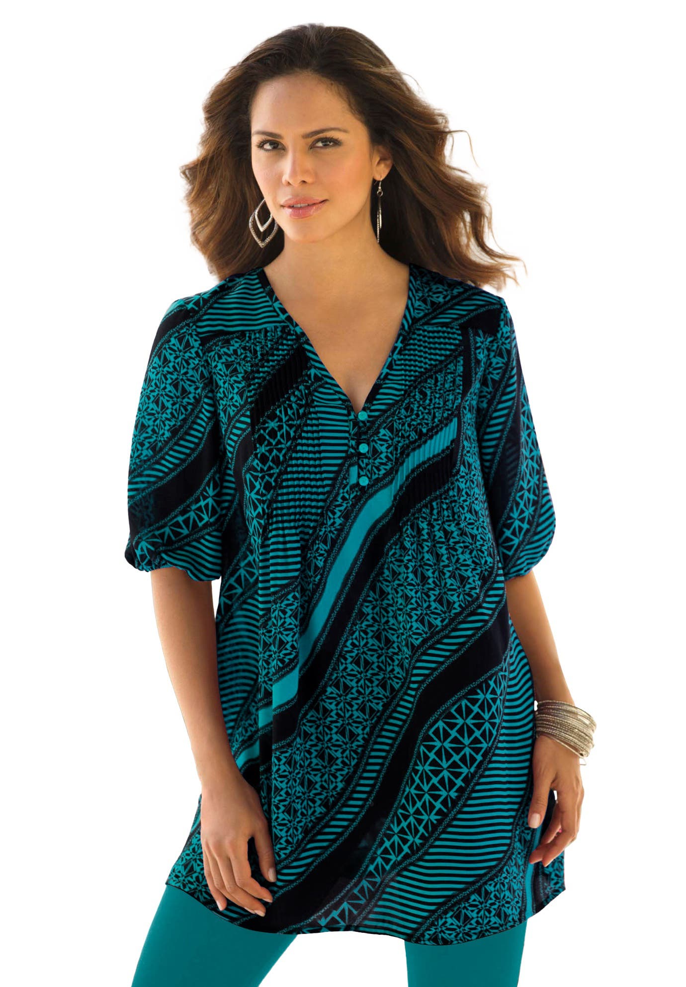 TROPICAL TEAL MIXED GEO