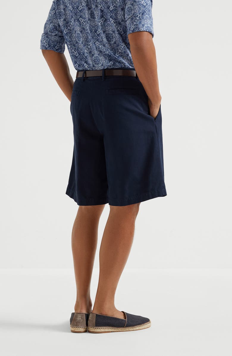 Brunello Cucinelli Garment-dyed Bermuda shorts, Alternate, color,