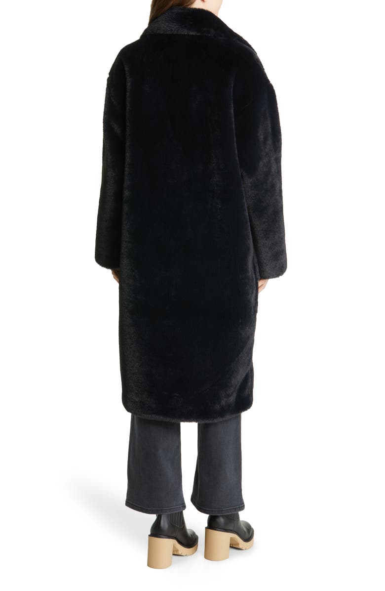 UGG<sup>®</sup> Avaline Faux Fur Longline Coat, Alternate, color,