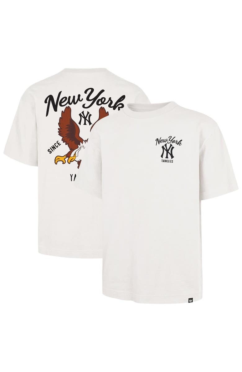 '47 Men's '47 Cream New York Yankees Souvenir Eagle Foundation T-Shirt, Main, color, Cream
