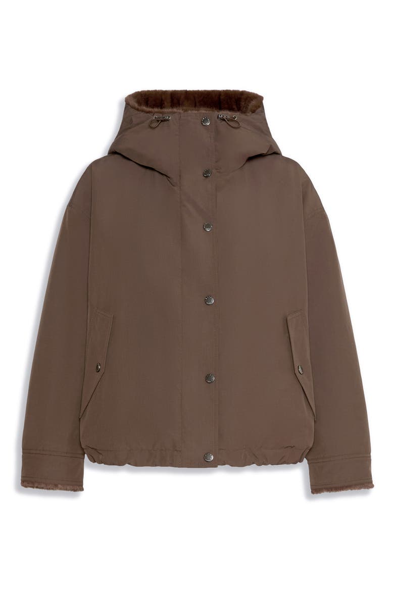 Wkdzanna Hooded Jacket, Alternate, color, BROWN