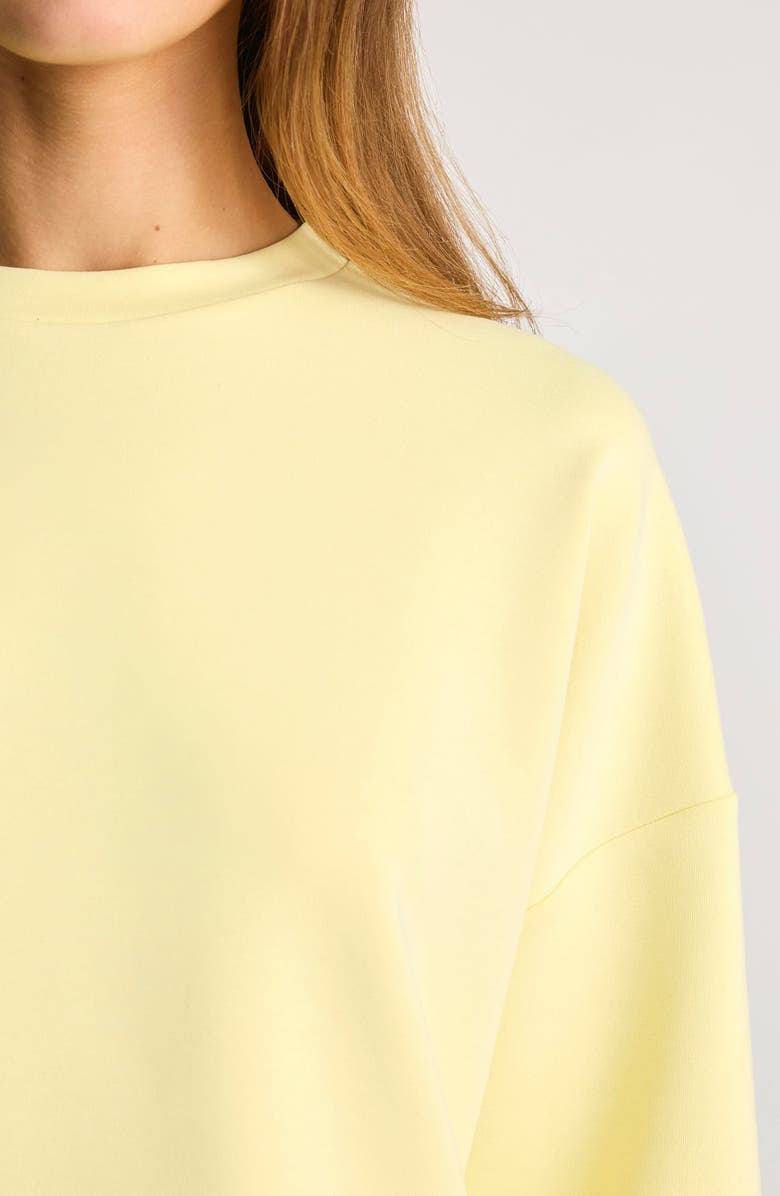 Mavi Jeans Lemon Oversize Sweatshirt, Alternate, color, Lemon Meringue