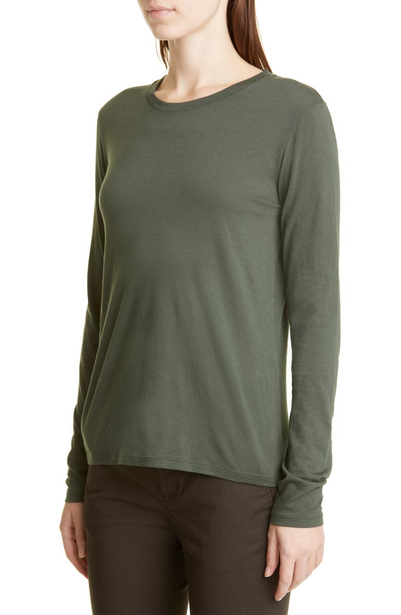 Vince Essential Pima Cotton Top, Alternate, color,
