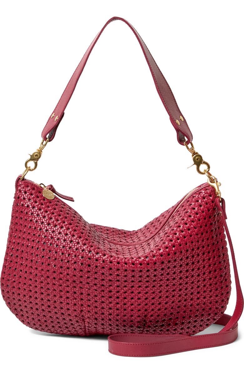 Clare V. Moyen Messenger Bag, Main, color, Plummy