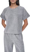 DKNY Metallic Velvet T-Shirt