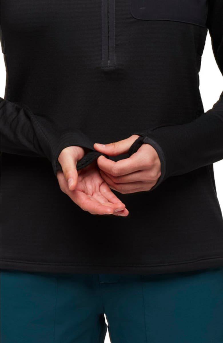 Cotopaxi-Amigos-24 Otero Fleece Half-Zip Pullover - Women's, Alternate, color, Cotopaxi Black