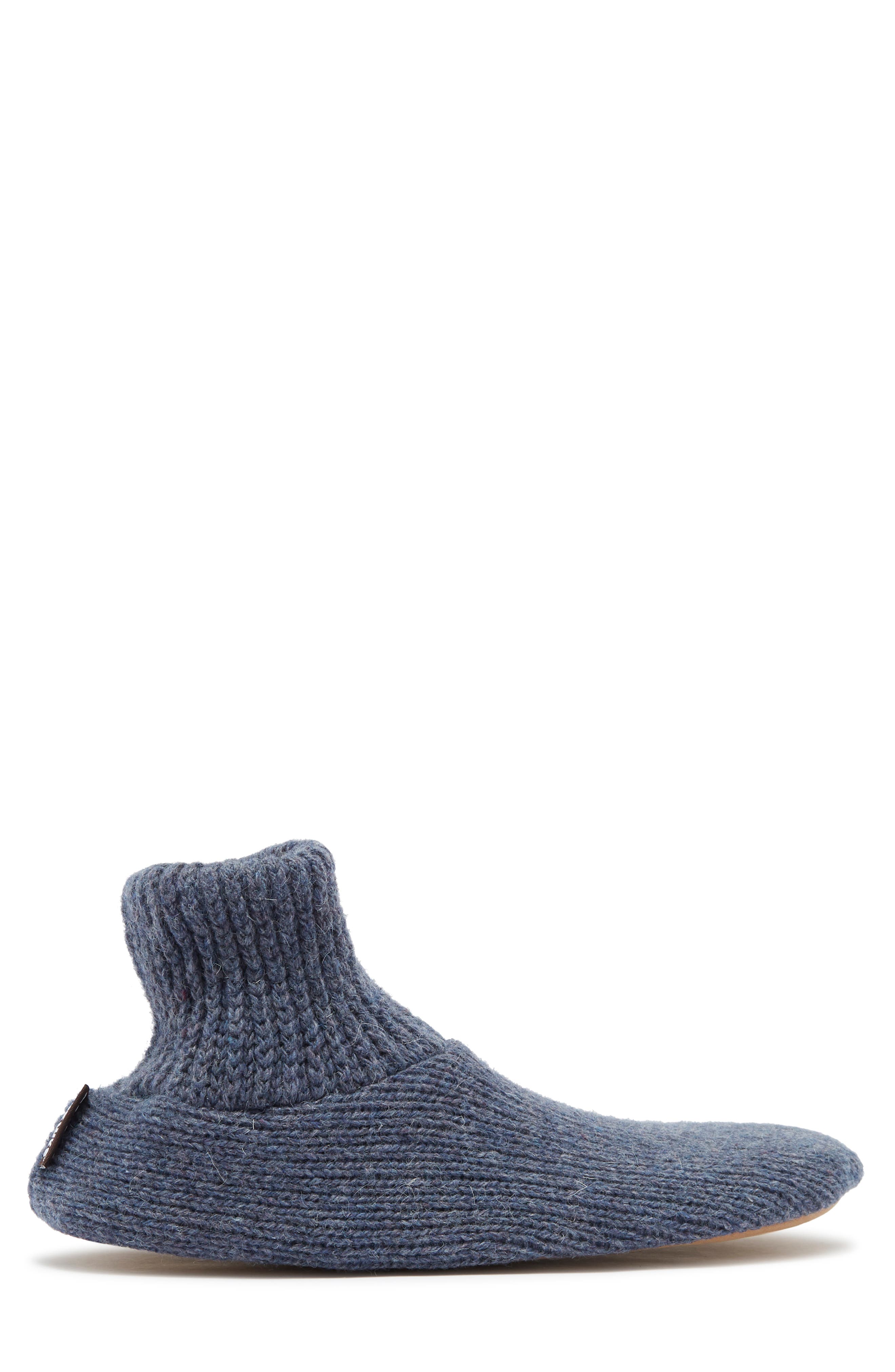 Morty Faux Fur Lined Slipper, Alternate, color, DENIM