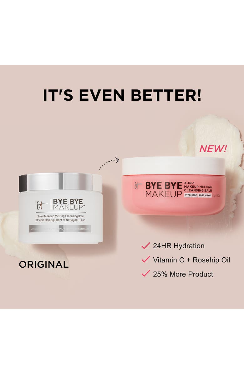 IT Cosmetics Bye Bye Makeup 3-in-1 Makeup Melting Cleansing Balm, Alternate, color, 