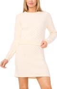 CeCe Cable Crewneck Sweater