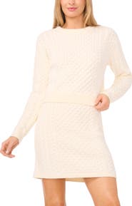 CeCe Cable Crewneck Sweater