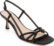 Jewel Badgley Mischka Isabela Studded Slingback Sandal