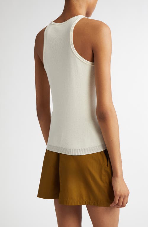 Max Mara Knitted Tank Top In Ivory