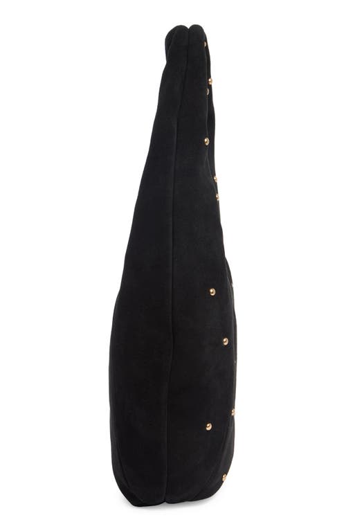 SAM EDELMAN SAM EDELMAN BERNIE STUDDED SUEDE HOBO BAG